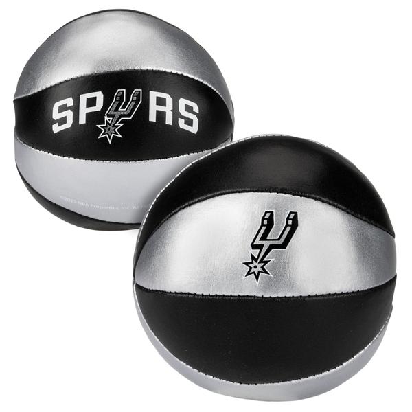 Imagem de Bolas de basquete de brinquedo Franklin Sports NBA San Antonio Spurs, pacote com 2