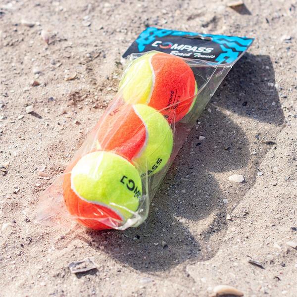 Imagem de Bolas de Beach Tennis Compass Tennis (Pack c/ 3 Bolas)