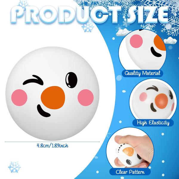 Imagem de Bolas de estresse de Natal Cindeer Snowmen Stress Ball (42 unidades)