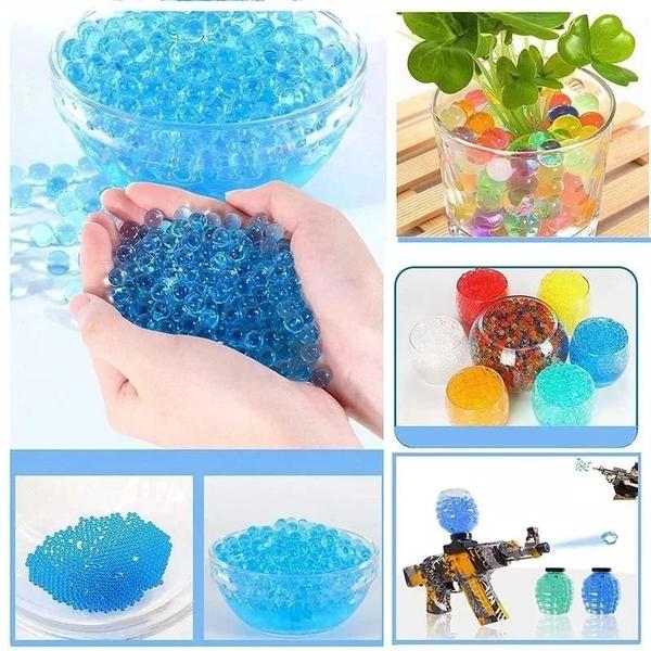 Bolas de Gel 7-8mm (30.000 Peças) - Recarga para Arma de Splat, Vaso e Decoração Imagem de Bolas de Gel 7-8mm (30.000 Peças) - Recarga para Arma de Splat, Vaso e Decoração