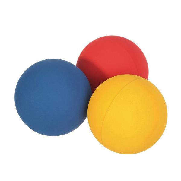 Imagem de Bolas de raquetebol JBM Rubber 5,5 cm 65-70% de taxa de rebote 3 cores