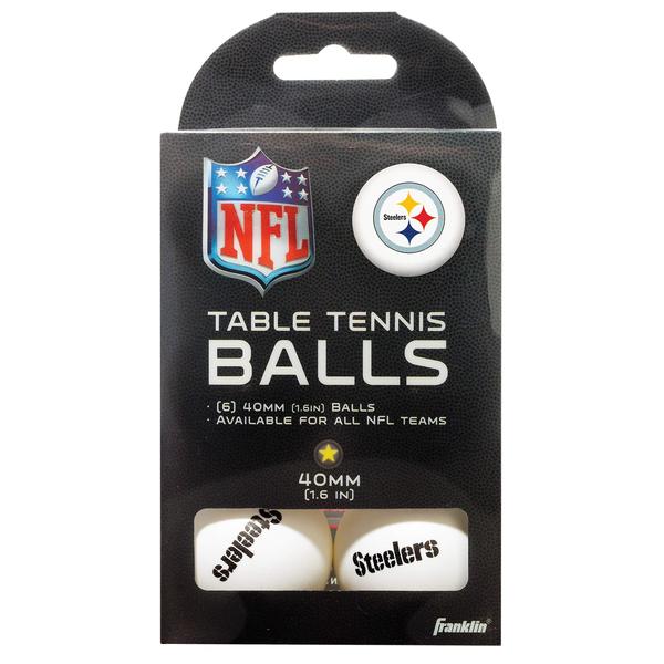 Imagem de Bolas de tênis de mesa Franklin Sports Pittsburgh Steelers NFL