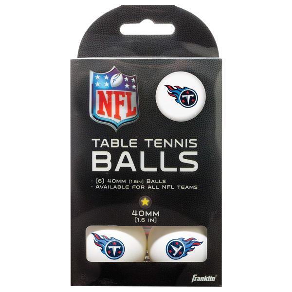 Imagem de Bolas de tênis de mesa Franklin Sports Tennesee Titans NFL