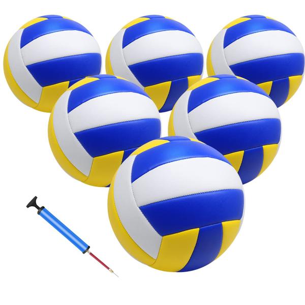 Imagem de Bolas de voleibol Zantrech, tamanho oficial, 5, couro composto x6