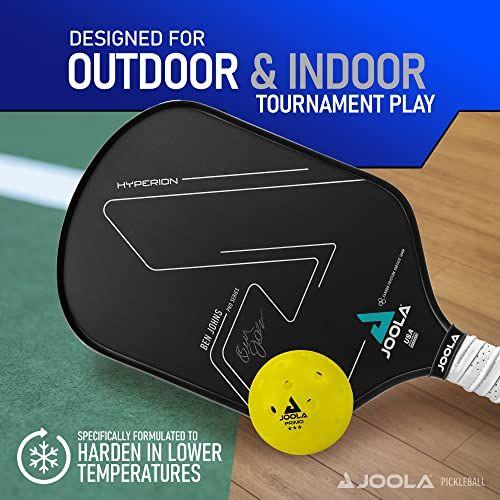 Imagem de Bolas JOOLA Primo Pickleball - 4 Pacotes de 3 Estrelas - Indoor/Outdoor