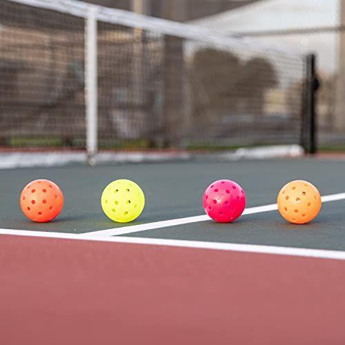 Imagem de Bolas X-40 da Franklin Sports - Outdoor - 100 Unidades - USA PICKLEBALL Aprovadas - Rosa - US Open Pickleball - Oficial