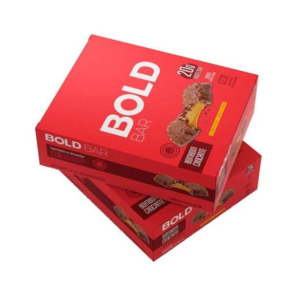 Imagem de Bold Bar Bombom Crocante Nova Fórmula Cx 12 Un 720g