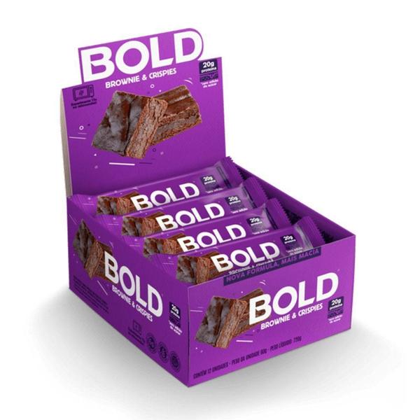 Imagem de Bold Bar Brownie e Crispies Nova Fórmula Cx 12 Un 720g