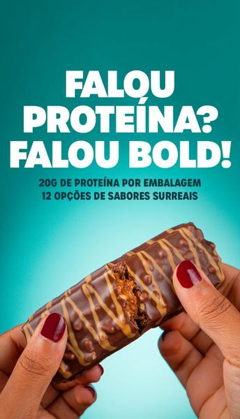 Imagem de Bold Bar Caixa FAVORITA com 12 Unidades de 60g com 20g de Proteinas -Bold Bar