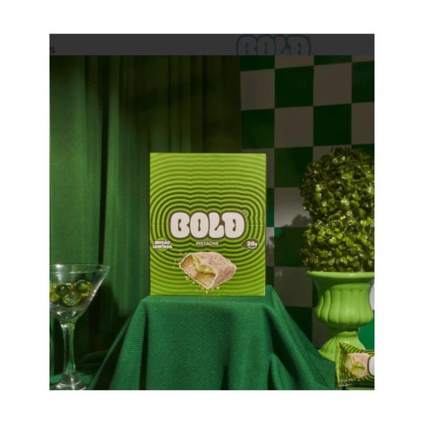 Bold Bar Pistache Barra 20g De Proteína (Unidade) Bold Snacks Imagem de Bold Bar Pistache Barra 20g De Proteína (Unidade) Bold Snacks