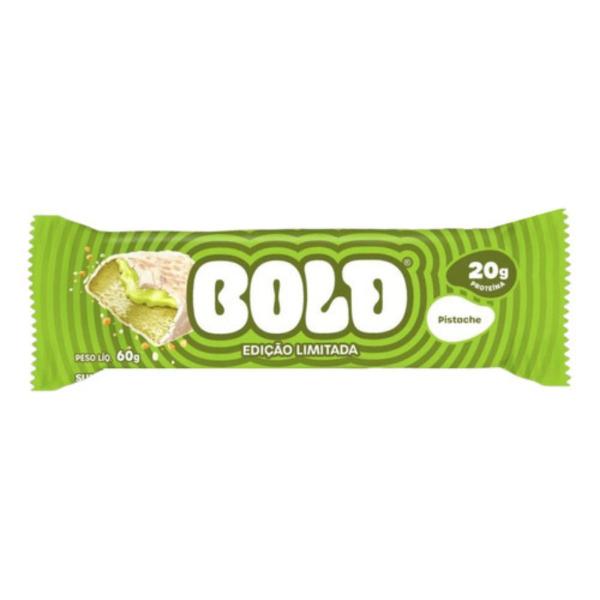 Bold Bar Pistache Barra 20g De Proteína (Unidade) Bold Snacks Imagem de Bold Bar Pistache Barra 20g De Proteína (Unidade) Bold Snacks