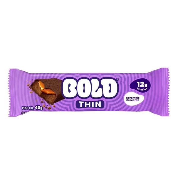 Imagem de Bold Bar Thin (40g) - Sabor: Caramelo Crocante