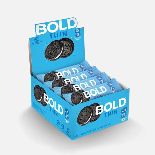 Imagem de Bold thin cookies cream (cx 12 un. de 40g)