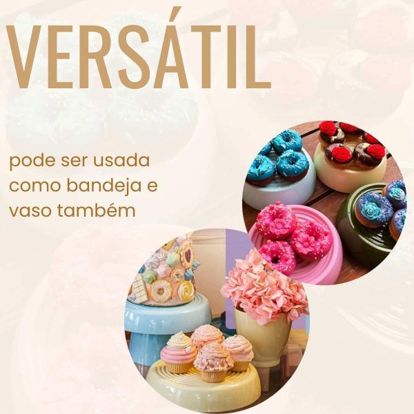 Boleira Alegra Cogumelo Mini Cake Festa Na Mesa Decoração - Nielshop Imagem de Boleira Alegra Cogumelo Mini Cake Festa Na Mesa Decoração