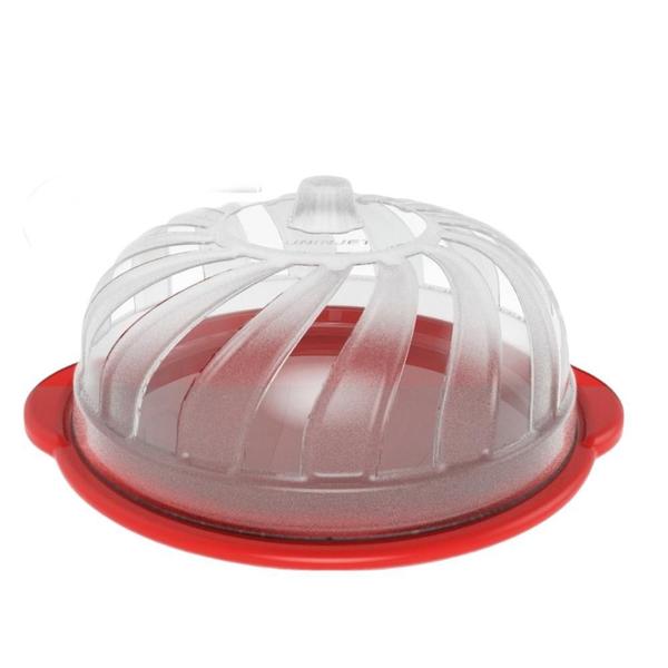 Boleira Com Tampa Gourmet - Vermelha - Fullcommerce Imagem de Boleira Com Tampa Gourmet - Vermelha