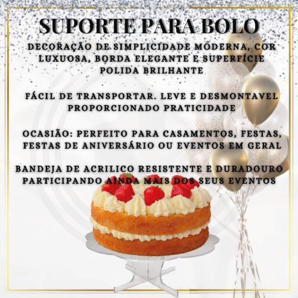 Imagem de Boleira De Acrilico Any Para Evento 3 andares