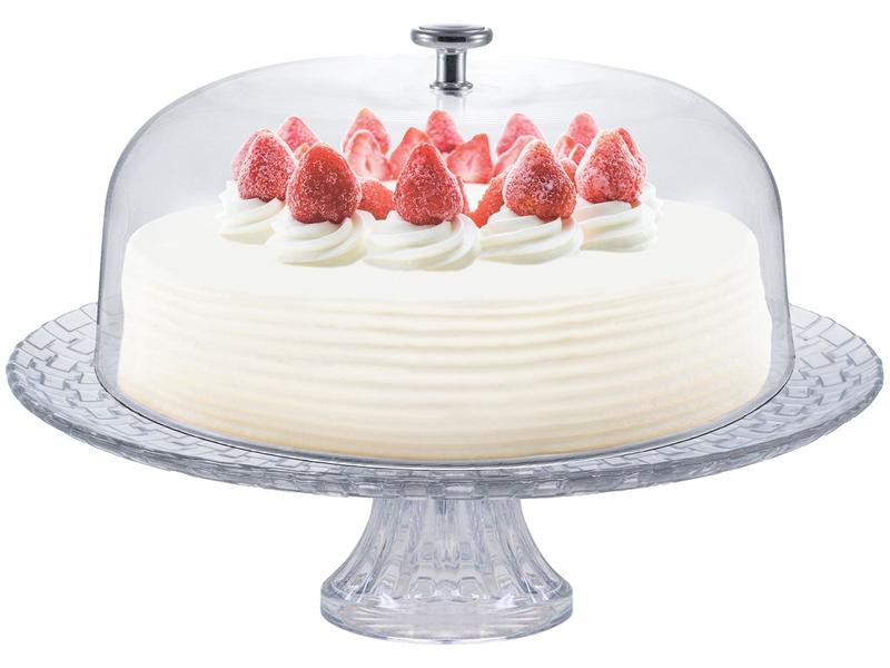 Boleira de Vidro com Tampa Ruvolo Sweet Cake 30cm