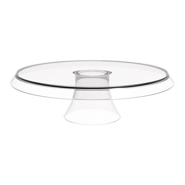 Boleira Porta Bolo com Cúpula e Pé 25cm Transparente Glassy Crippa Doces Petiscos Imagem de Boleira Porta Bolo com Cúpula e Pé 25cm Transparente Glassy Crippa Doces Petiscos