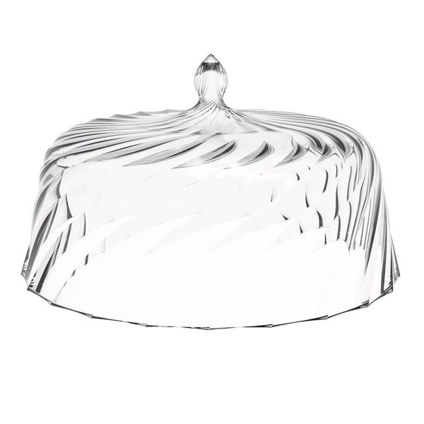 Boleira Porta Bolo com Cúpula e Pé 25cm Transparente Glassy Crippa Doces Petiscos Imagem de Boleira Porta Bolo com Cúpula e Pé 25cm Transparente Glassy Crippa Doces Petiscos