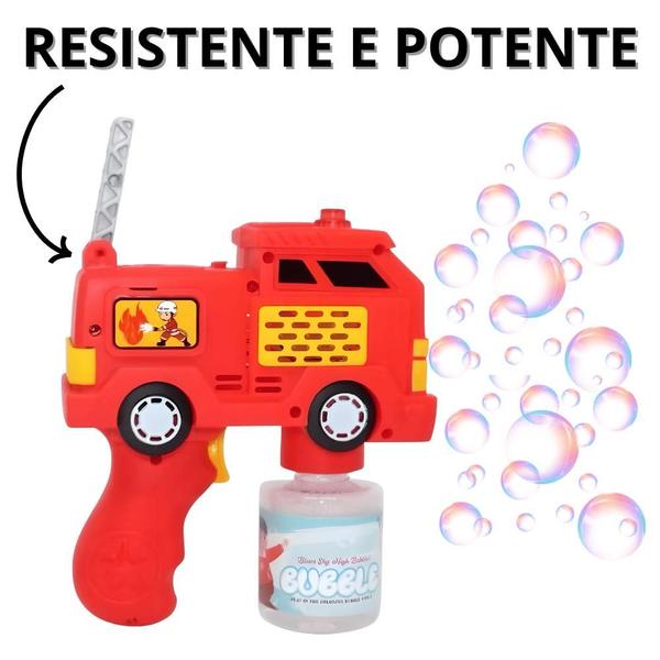 Imagem de Bolha De Sabão Brinquedo Lança Bolhas De Sabao Máquina De Bolhas Infantil Automático Criança