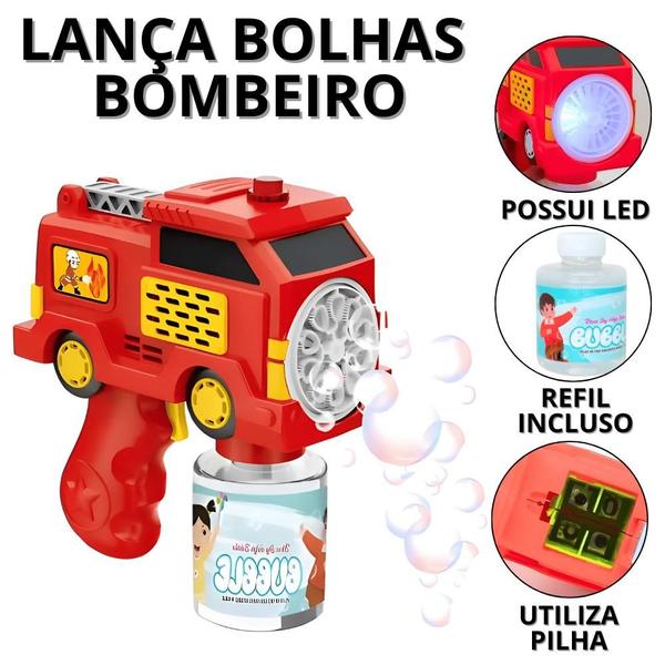 Imagem de Bolha De Sabão Brinquedo Lança Bolhas De Sabao Máquina De Bolhas Infantil Automático Criança