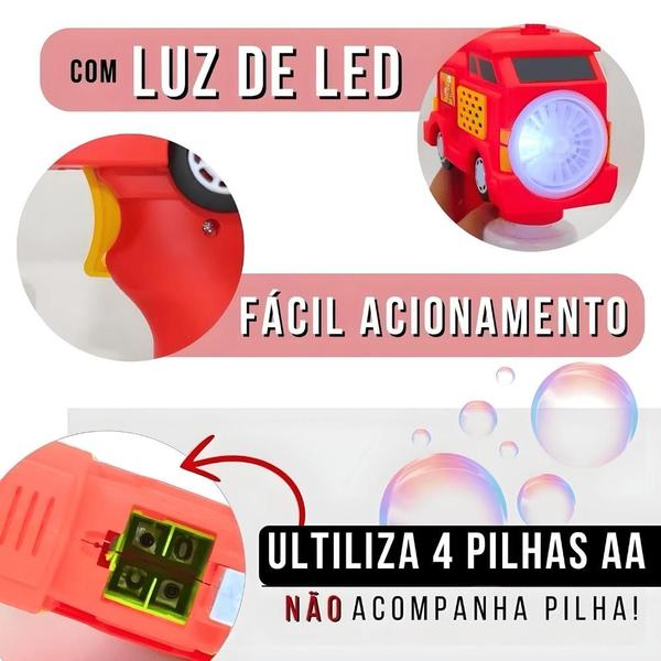 Imagem de Bolha De Sabão Brinquedo Lança Bolhas De Sabao Máquina De Bolhas Infantil Automático Criança