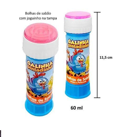 Imagem de Bolha De Sabão Galinha Pintadinha Bolinhas Caixa C/ 12 Pçs