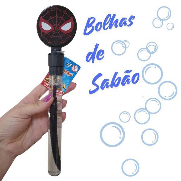 Imagem de Bolha de Sabão Miles Morales Bastão de 28cm Marvel Toyng