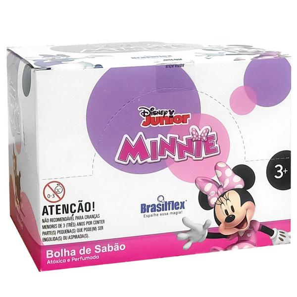 Imagem de Bolhas de Sabão Kit 2 Brinquedos Infantil Faz Bolinhas da Minnie