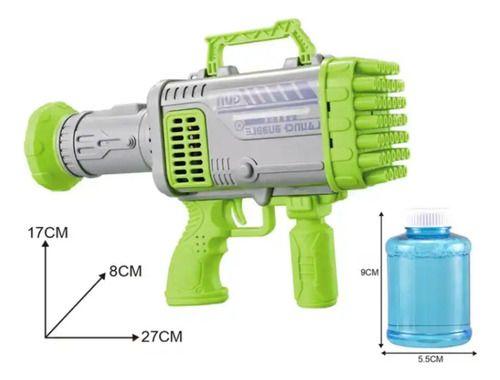 Imagem de Bolhas De Sabão Pistola Arma Brinquedo Criança Lança Bazuca