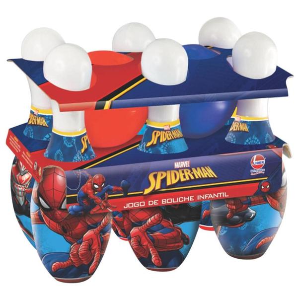 Imagem de Boliche Infantil Spider Man Homem Aranha Líder Brinquedo 971