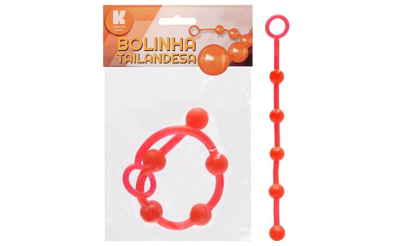 Bolinha Anal Tailandesa Silicone - Kgel - K GEL Imagem de Bolinha Anal Tailandesa Silicone - Kgel