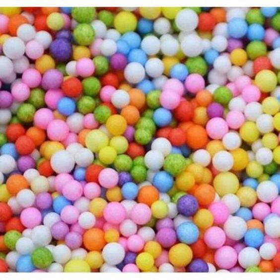 Bolinha de Açúcar Confeito Festa Maçã Verde Pacote 500g - Kuky Imagem de Bolinha de Açúcar Confeito Festa Maçã Verde Pacote 500g