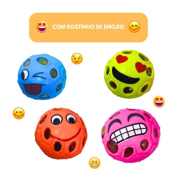 Imagem de Bolinha Emoji p/ Apertar e Relaxante Squishy Anti estresse