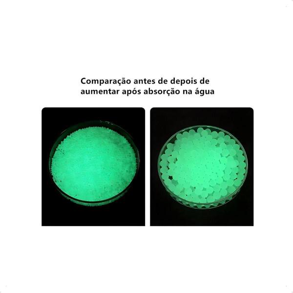 Imagem de Bolinha Gel Orbeez Cresce Agua Fluorescente 24Pacote Granulo