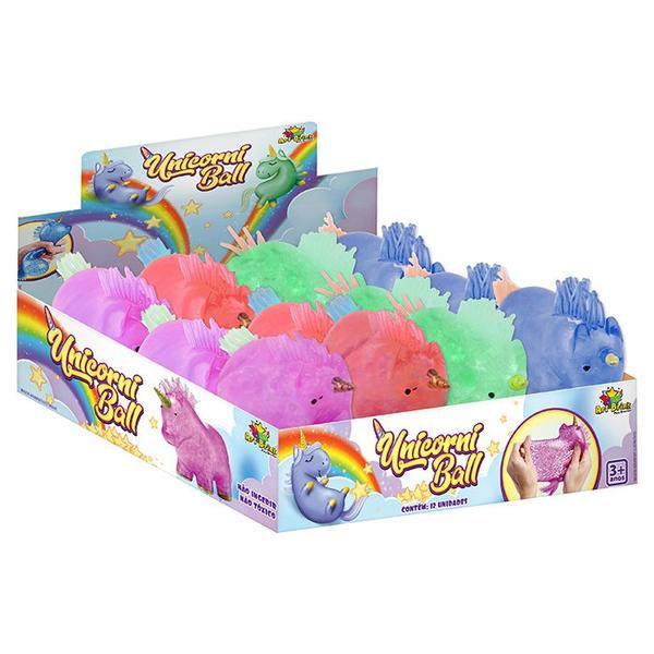 Bolinha Macia Relaxante anti estresse unicorni ball apertar colorida - Art Brink Imagem de Bolinha Macia Relaxante anti estresse unicorni ball apertar colorida