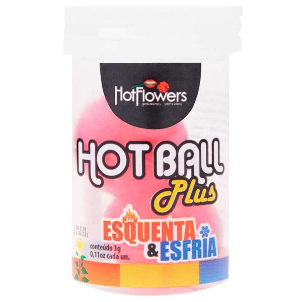 Imagem de Bolinha para Massagem Hot Ball Plus Esquenta e Esfria 2 Unidades