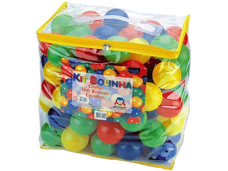Bolinha para Piscina Braskit Brinquedos - 100 Unidades Imagem de Bolinha para Piscina Braskit Brinquedos - 100 Unidades