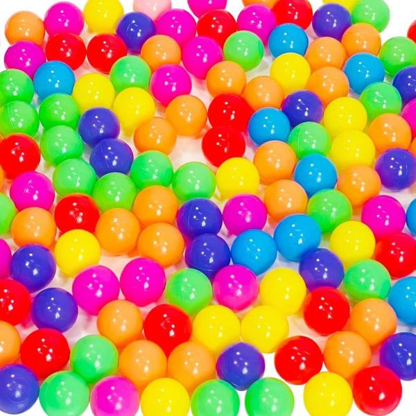 Bolinhas Coloridas Infantil Não Amassam P/ Piscina 100 Uni - Bolinhas para piscina Imagem de Bolinhas Coloridas Infantil Não Amassam P/ Piscina 100 Uni