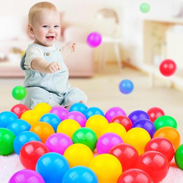 Imagem de Bolinhas Coloridas Para Piscina 100 Uni Infantil Não Amassam