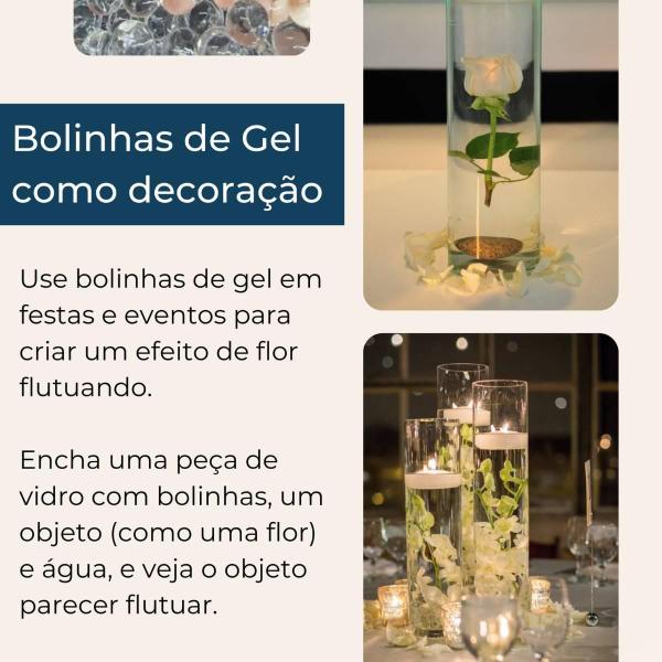 Imagem de Bolinhas De Gel Incolor Para Plantas Top Garden