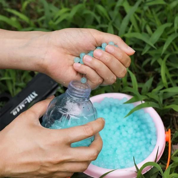 Imagem de Bolinhas de Gel Orbeez Azul 5 Mil Bolinha Gel Brinquedo Orbeez ou Decoração Cor Azul