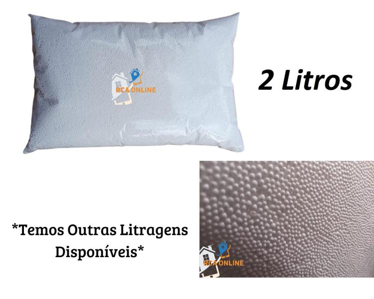 Imagem de Bolinhas De Isopor (Pérolas) Para Artesanato-Almofadas-2Ltrs