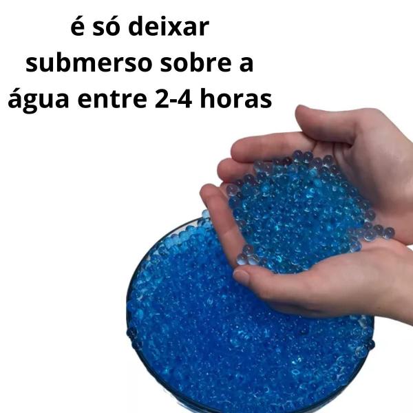 Imagem de Bolinhas Gel Azul 10000 Bolinhas Leves Ideais Uso Prático  Divertido