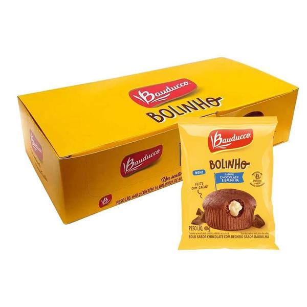 Bolinho Bauducco 16 Mini Bolo 40G Chocolate E Baunilha Imagem de Bolinho Bauducco 16 Mini Bolo 40G Chocolate E Baunilha