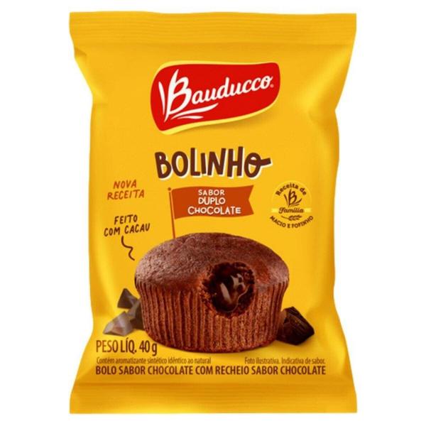 Imagem de Bolinho Bauducco Duplo Chocolate 40G - Embalgem com 16 unidades