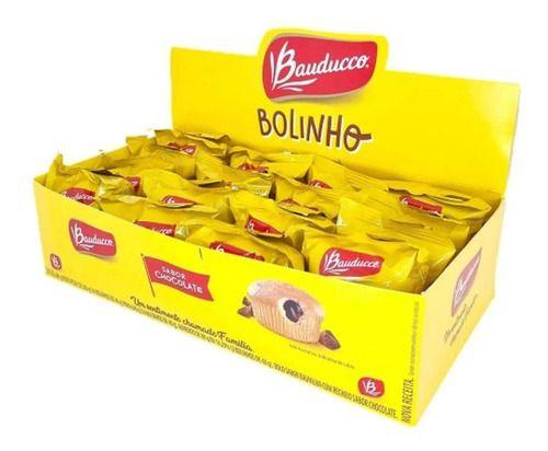 Imagem de Bolinho De Baunilha Com Chocolate Bauducco 640g - 16x40g