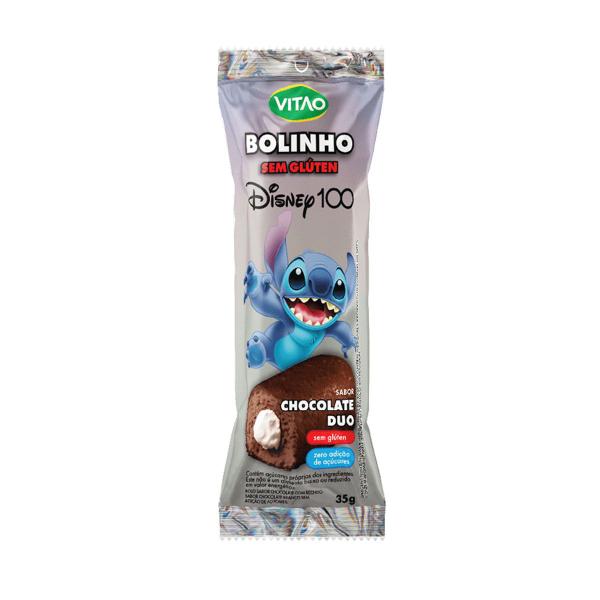 Imagem de Bolinho Disney Sabor Chocolate Duo Sem Açúcar 35g Vitao