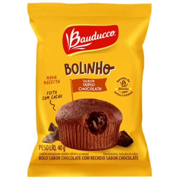 Imagem de Bolinho Duplo Chocolate Bauducco 16 Unidades 40g