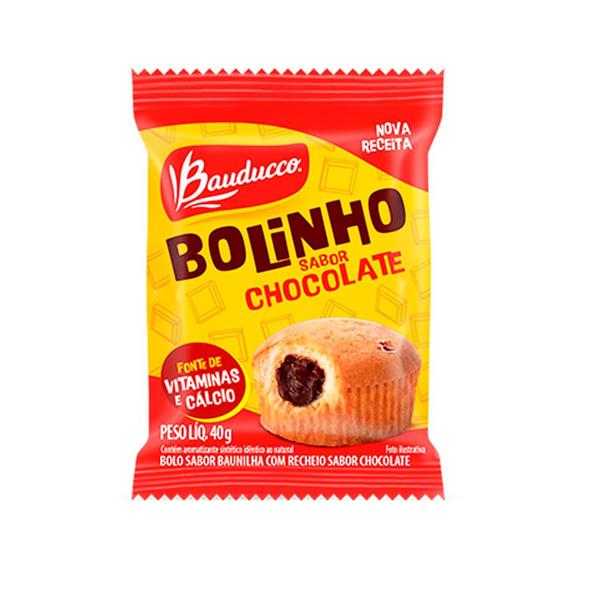 Imagem de Bolinho Recheado com Sabor Chocolate 40Gr - Bauducco